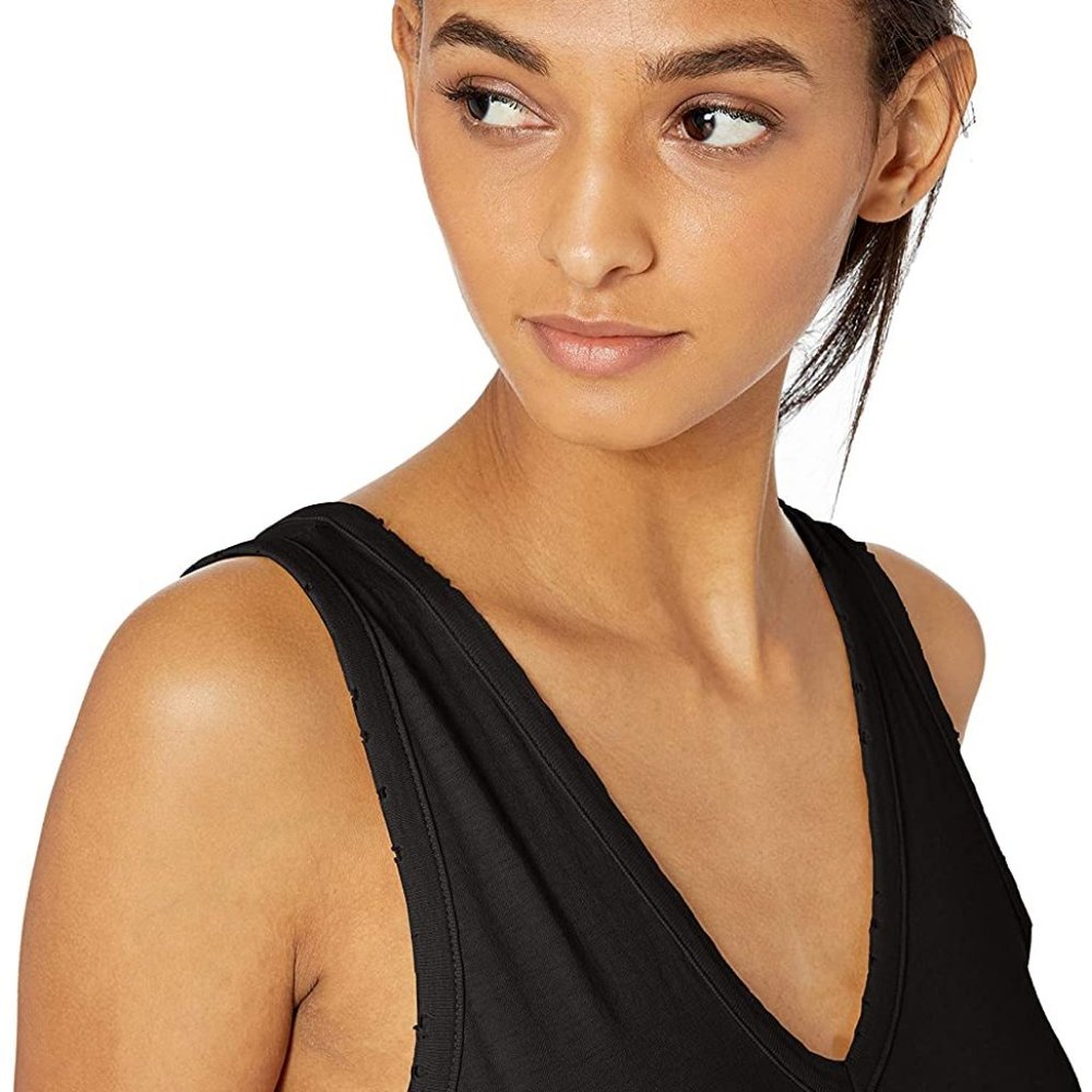 NWT n:PHILANTHROPY mystic bodysuit V Neck XS Black
